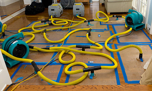Professional Basement Flood Cleanup technician working in Victorville, CA
